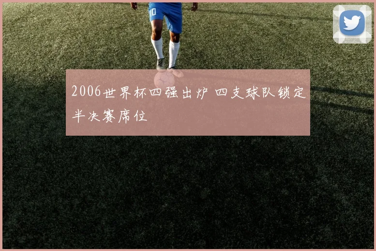 2006世界杯四强出炉 四支球队锁定半决赛席位